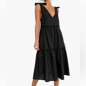 Petal & Pup Eranda black dress US 4
